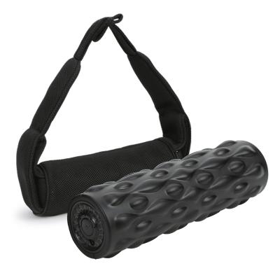 China PU 4 Speeds High Intensity Vibrating Massage Roller Yoga Foam Roller For Muscle Relief Mobility Shaping Deep Tissue Points for sale