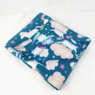 China Factory Price PORTABLE Customized Size And Logos Shear Fleece Blanket Fleece Blanket For Baby for sale