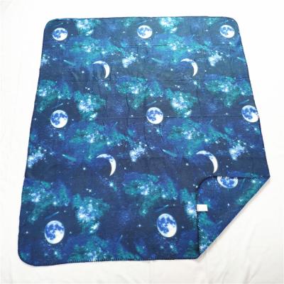 China Hot Sale PORTABLE Polyester Fiber Fleece Bed Blanket Baby Shear Blanket Plush Sublimation for sale