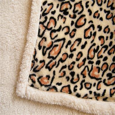 China Sale Warm Coral Fleece Anti-bacteria Composite Sherpa Fleece Blanket For Winter for sale