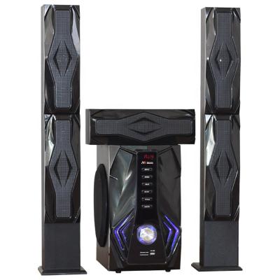 China 2021 Wireless System High Quality 3.1ch Home Theater System 3.1 Multimedia Speakers 8inch Wooden Subwoofer for sale