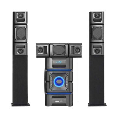 China 2021 Newest Mini System 5.1CH Satellite Bass Loudspeaker Bigger Home Theater Private Wooden Speaker MX-981L 3.1CH BT LED FM Subwoofer for sale