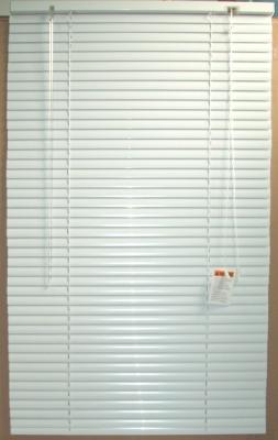 China 25mm aluminum venetian blinds for windows with steel headrail and bottomrail for sale