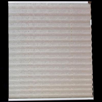 China Colourful Manual Windows Shades Blinds Blackout, Fabric Pleated Blinds for sale