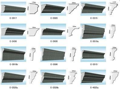 China Carved Decorative Crown Moulding, EPS Cornice Crown Moulding for sale