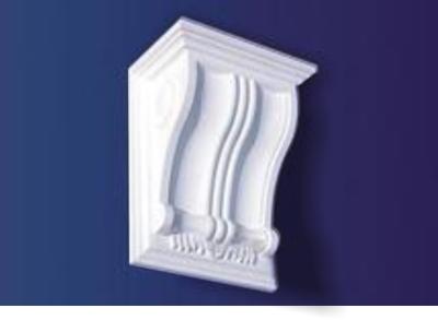 China Exotic White Decorative Corbels Carvings Fire-Proof for House for sale