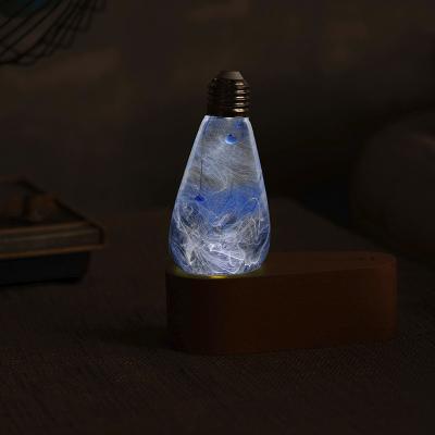 China 2022 LANDSCAPE Art Bulb St 64 Home Decor Craft Decor Night Led Lighting Blue Lamp Drop Design Bulb With Light Base for sale