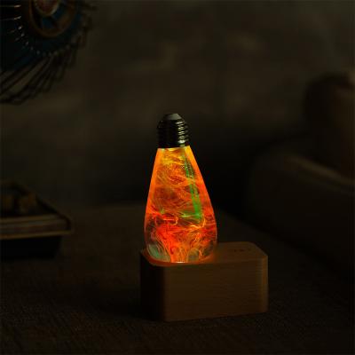 China New LANDSCAPE Crafts Included Crafts Custom Night Nebula Effect Led Pendant Lamps Home Decor Art Bulb With Socket for sale