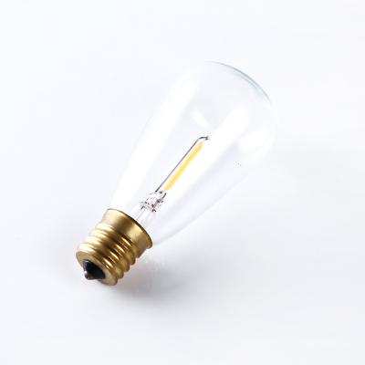 China Residential Antique E27 LED Light Bulb ST38 2W 4W 6W 8W Filament Vintage LED Edison Bulbs Led Filament Bulb for sale