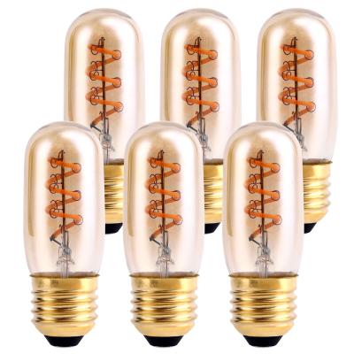 China China Residential Cheap Amber Glass E26 E27 2200K 2700K T32 LED Filament Tube Halogen Bulb Poultry Lighting Circular Halogen Bulb for sale