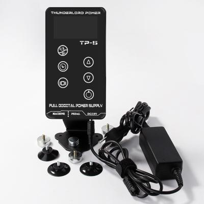 China Permanent Factory Direct Sale Power Supply Profesional Hand Touch Adjustable Remote Control Transparent Tattoo Power Supply for sale