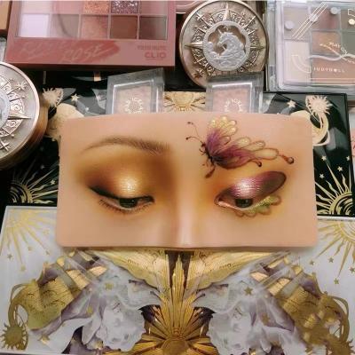 China Eye Shadow Mannequin Training Flat Head Model Practice Make Up Cosmetology  Face Painting Eye Eyelash Extensions for sale