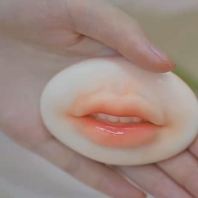 China Soft feeling Hot sale Permanent Makeup Tattoo Open Mouth Lips Realistic 3d Lips Silicone Practice Skin Permanent Makeup Lip Practice Model for sale