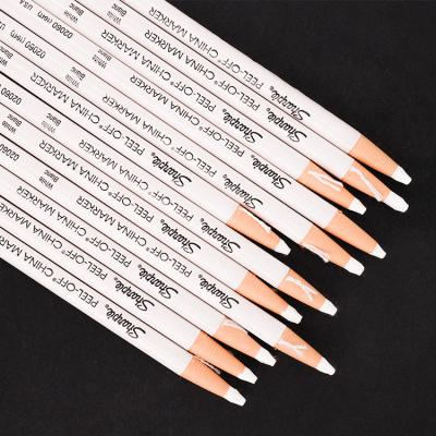 China Waterproof New Professional 12pcs Per Box Sharpie Peel Off China Markers Pencils Crayons Pencil For Glass Cloth Leather Multipurpose Pencil for sale