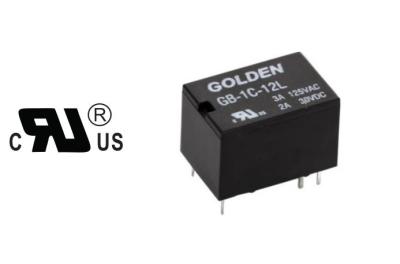 중국 재고 황금 3A 5V 릴레이 8 핀 0.2W 0.36W GC-2C-5L 검정 UL TUV CQC 증명서에서 발송하기 위하여 준비하십시오 판매용