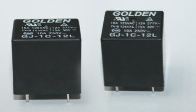 China GOLDEN Relay GJ JQC-21FF Electrical Relays 0.36W 5-48VDC  SPST/SPDT -30~85C for sale