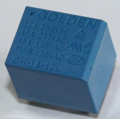 China Blue PCB Layout 12A 12 Volt Relay 10A / 250VDC 102F/G4A GH JQC-3FF for sale