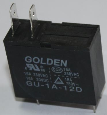 China Relé dourado 12V de GU SMT JQX-62F do relé do poder do PWB do Pin do preto dois micro à venda