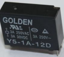 China Y5 SRB JZC-43F Miniature Low Power Relay 3A / 250VDC Silver Alloy Contact for sale