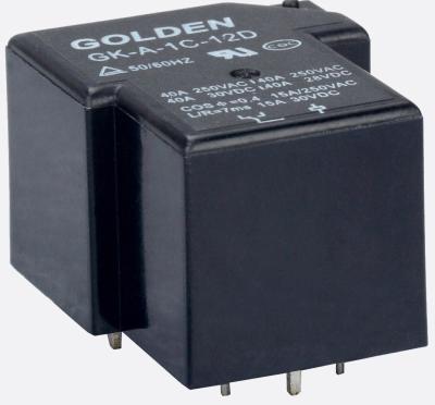 China GK-A 40A 12V Auto Electrical Relays with Class F Insulation System for sale