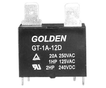 China GT JQX-102F 12V 25A Subminiature PCB Power Relay Environmental Friendly for sale