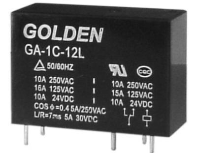 China Black Home Appliance General Purpose Relay GA-1P/GA-2P JQX-14F 10A/16A for sale