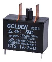 China Protection 9V 12V 24V 48V Relay , 2 Pin 25A High Power Latching Power Relay for sale