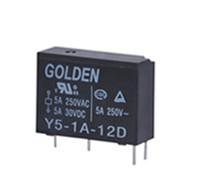 China Y5-1A-12L SRB 5A 12V Industrial Relays Subminiature Standard PCB Layout for sale