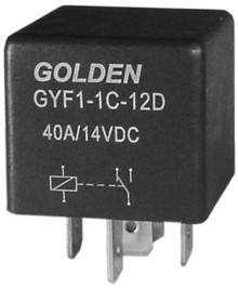 China General Purpose 5 Pin Automotive Relay 12V GYF HFV4 40A / 80A for sale