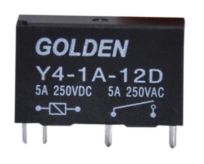 China Y5 SRB JZC-43F 3A 12V Low Voltage Relay Subminiature Standard PCB Layout for sale