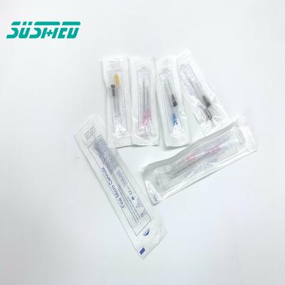 China Direct Selling Medical Fine 21g Factory Clinic Micro Flexible Beauty Cannula Needle With Lowest Price for sale