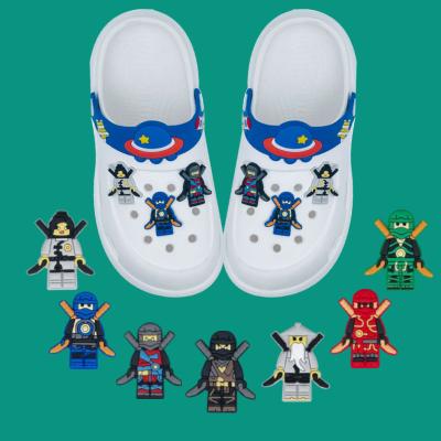 China Durable And Soft The New Ninja Characters Shoes Accessories Charm Listing Fashion Shoe Accessories Wholesale for sale