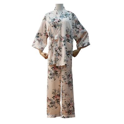 China QUICK DRY Floral Printed Lounge Wear Clothes Woman Night Wear Maternity Pajamas For Breastfeeding for sale