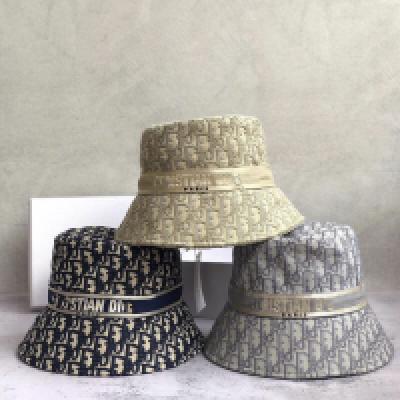 China Checked Wholesale Printed Fluffy Casual Women Sun Hat Fishermen Bucket Hats for sale