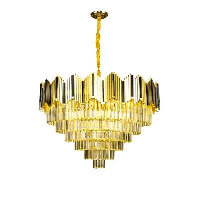 China New Style Living Room Crystal Lamp Modern Minimalist Creative Chandelier Fashion Modern Light Luxury Bedroom Restaurant Decorative Lamp for sale