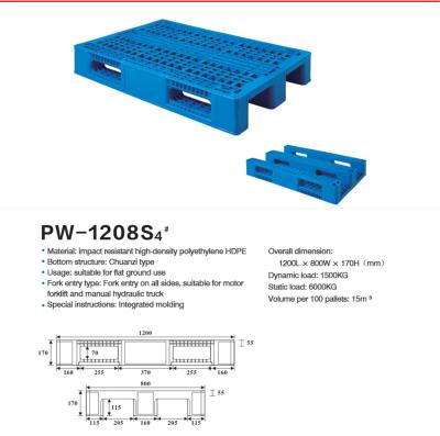 Cina 450pcs MOQ Plastic Stacking Pallet for Industrial Applications in vendita