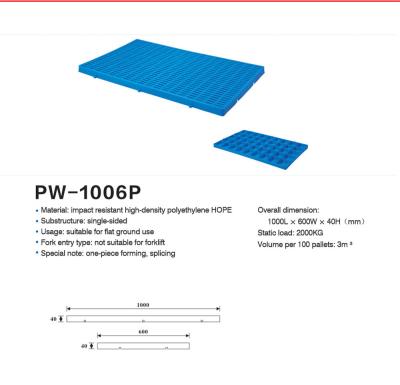 Cina Versatile Stacked Plastic Pallet For Various Packaging Needs in vendita