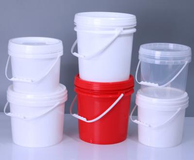 Китай Reusable Round Shape Food Grade White Buckets 1-5L Eco-friendly and Durable продается