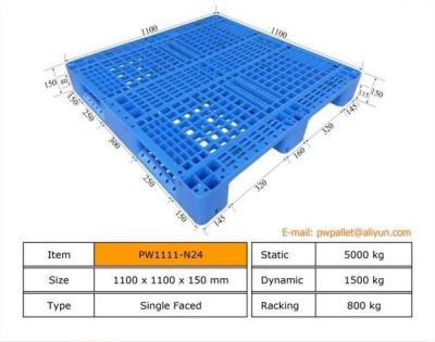 Cina Palette di plastica stackabile durevole - Soluzione industriale efficiente in vendita