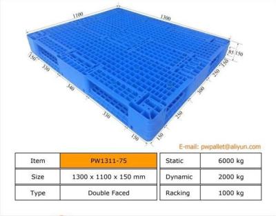 Cina OEM pallet di plastica impilabile - design antiscivolo e conveniente in vendita