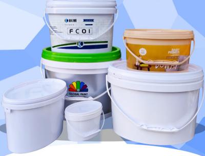 China PP / HDPE Material Oval Plastic Bucket with IML Printing Or Screen Printing Te koop