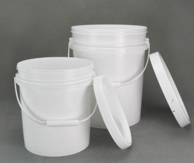 China Secure Payment White or Colored Chemical Bucket with Varying Capacity and Customizable Diameter for sale