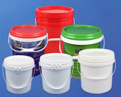 China HDPE Lubricant Bucket Industrial Grade White PP 20L Capacity for sale