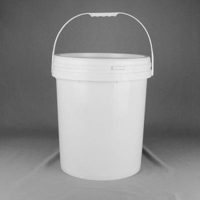 China 25 Litre Plastic Wrap Bucket For Paint With Lid And Handle Te koop