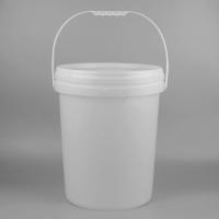China Food Grade White 20l Bucket 5 Gallon Bucket With Lid And Handle for sale