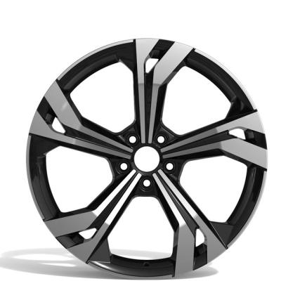 China Wholesale 16-24/112 Inch 5x114.3 Light Weight Aluminum Polished Black or Matte Black Cast Aluminum Car Rims for sale