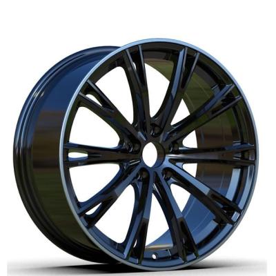 China 17 18 19 20 21 22 Inch Aluminum Flow Shaped Multi-spoke Wheels High Quality Car Passenger Wheels In Stock for sale