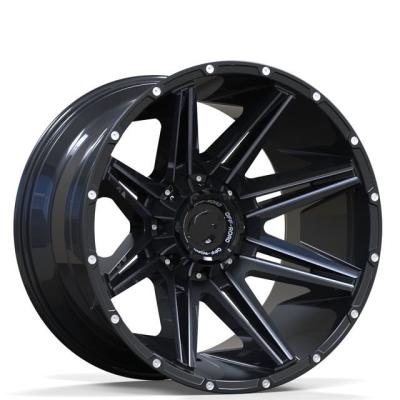 China New design aluminum pcd 20*12 5*150 6*139.7 4*4 concave offroad car wheels rims for America for sale