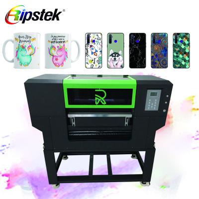 China Ripstek Advertising Company! ! 6040 UV flatbed printer for UV credit card /credit card printing machine/UV mug cup printer for sale