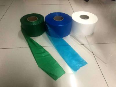 China Embossed Surface White/Blue Water Soluble Film 30 Microns For Blocks for sale